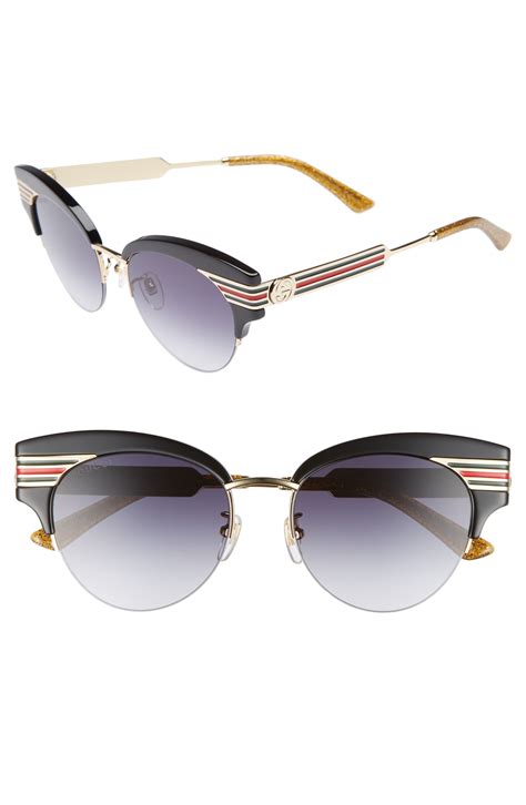 gucci eyeglass frames cat eye|gucci 53mm cat eye sunglasses.